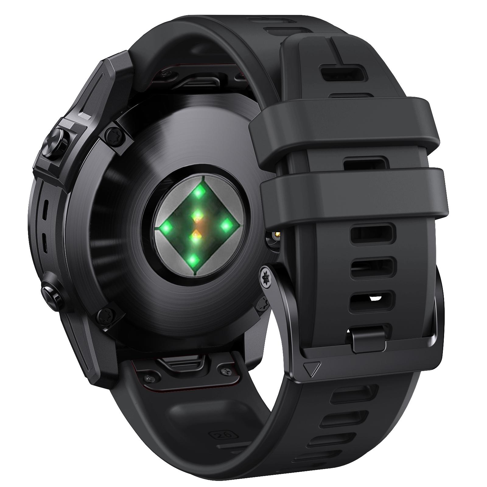 

22mm 26mm Silicone Strap For Garmin Fenix 7X 7 Pro Solar/6X 6 Sapphire 5 5X Plus 3 3HR/Epix QuickFit WatchBand 1:1 band Quick Fit 22mm