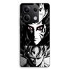 Case For Xiaomi Redmi Note 13 5G Sangoku Naruto Luffy One Piece Dragon Ball Z Black and White Background Maniacase