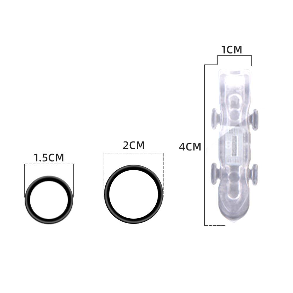 Magnetic Fixed Lure Jig Hooks Holder with Rubber Rings Automatic Fishing Rod Hook Keeper Prevent Scratching for Fishing Rod Tool