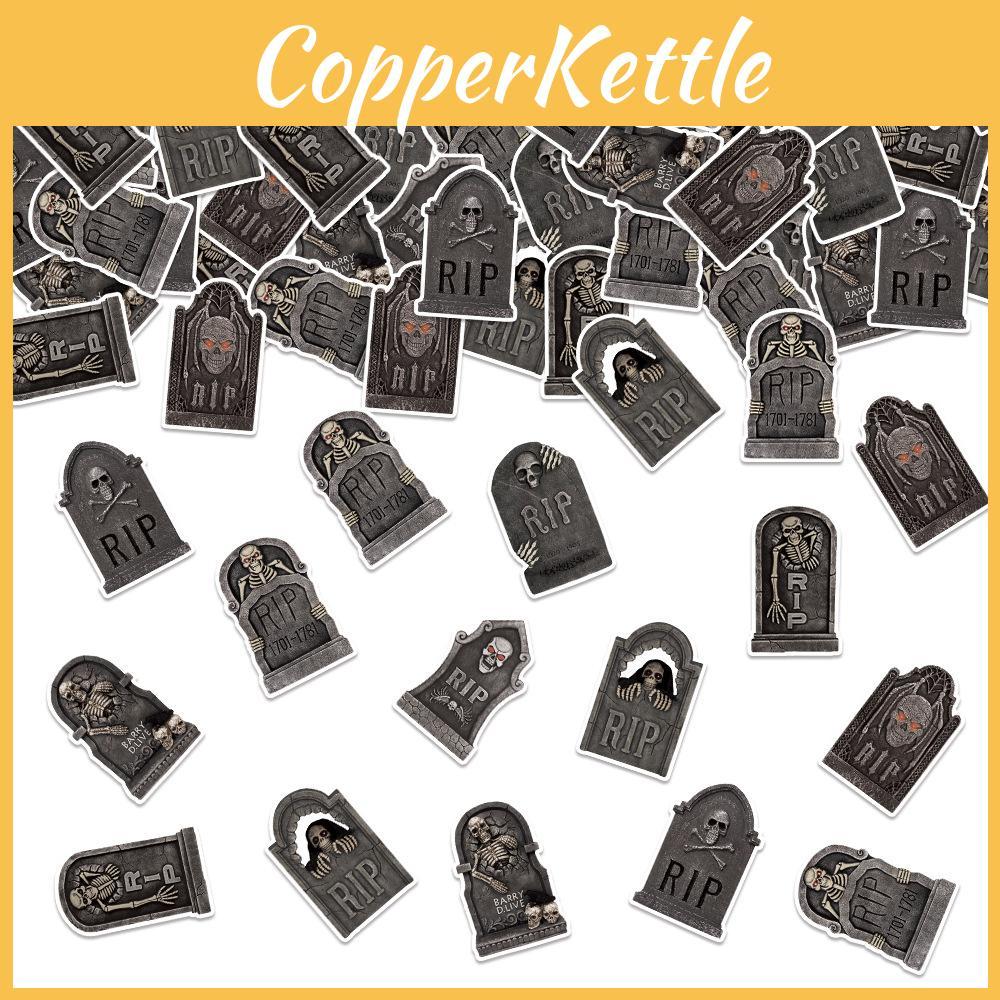 Tombstone Theme Skeleton Confetti Halloween Party Decoration Props Throwing
