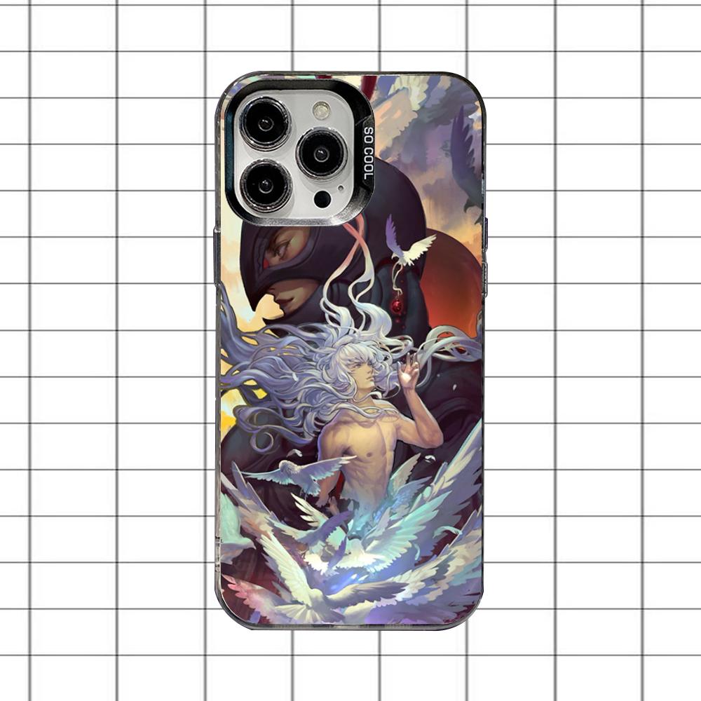 Griffith B-BerserkS Phone Case For iPhone 16,15,14,13,12,11,8,7,Pro,Max,Plus,Mini,XS,SE Anti Fall Black Matte Hard