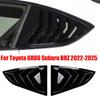 For Toyota GR86 Subaru BRZ 2024 2025 ABS Rear Window Louver Scoop Cover Side Vent Trim Car Adhesive Accessories Parts