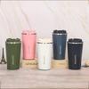 Outdoor Portable Car Cup 304 Stainless Steel Double-Layer Vacuum Thermos Cup Simple Office Coffee Cup