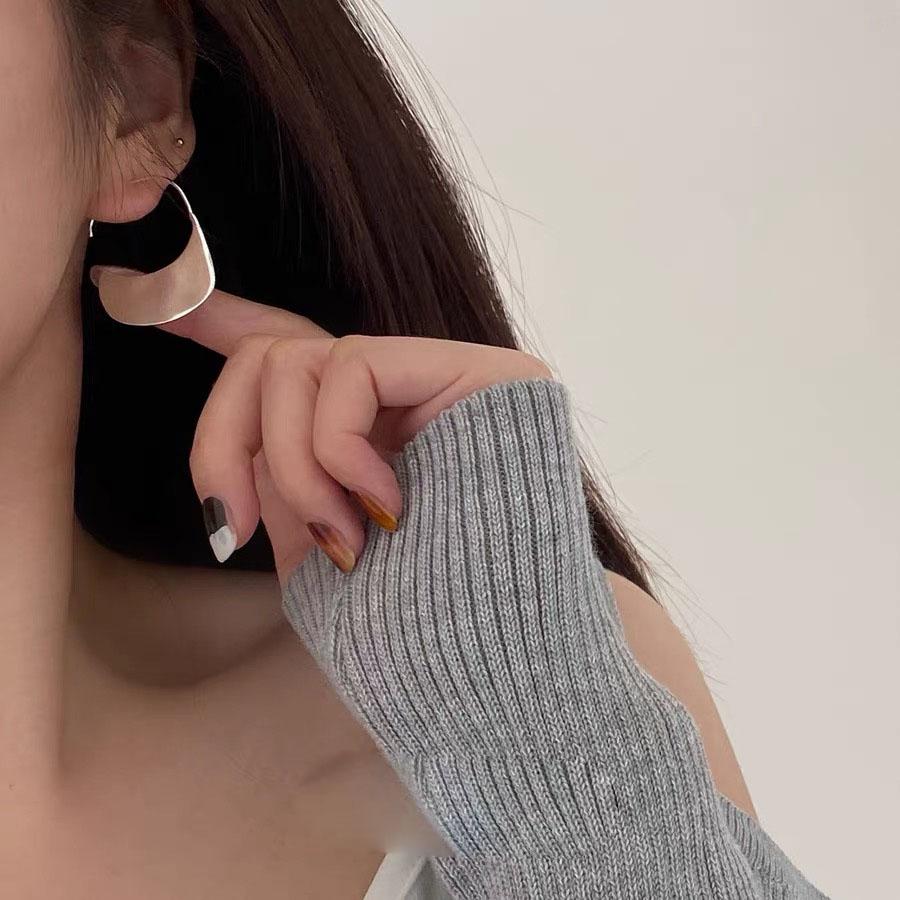 Xiaomi BF CLUB 925 Sterling Silver Round Square Earrings For Women Girl Sexy Fashion Trendy Jewelry Gift Party Wedding Pendientes