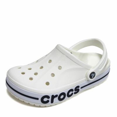 Sandales sabots Bayaband Public Blanc Bleu Marine 205089 126