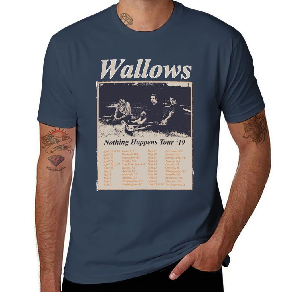 Shirt T Nothing Spring Summer Happens Shirt Erch Essential Wallows North Man M Cotton American 2019 T T-Shirt Man