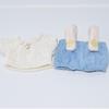 10cm Cotton Doll Clothes - T-shirt & Overalls Set for Plush Toy with Starfish or Normal Body, Universal Replacement.