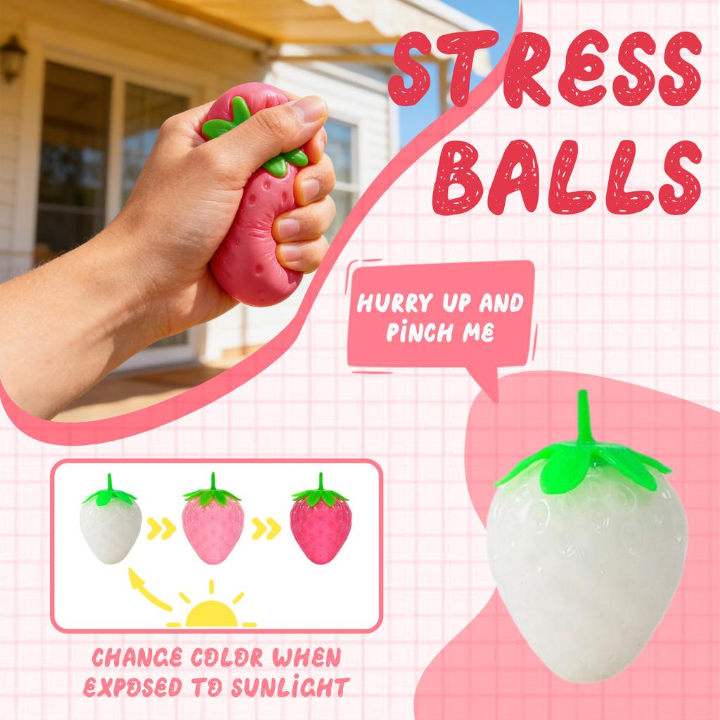 Big Strawberry Toys Color Change Strawberry Slow Rising Fruit Toys For Party Favors Stress Relief Adults Little Ones Birthday