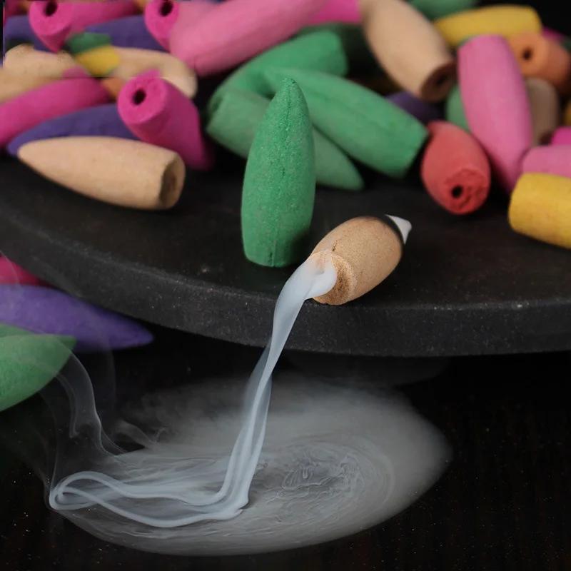 168Pcs/Box Backflow Incense Cones for Waterfall Incense Burner