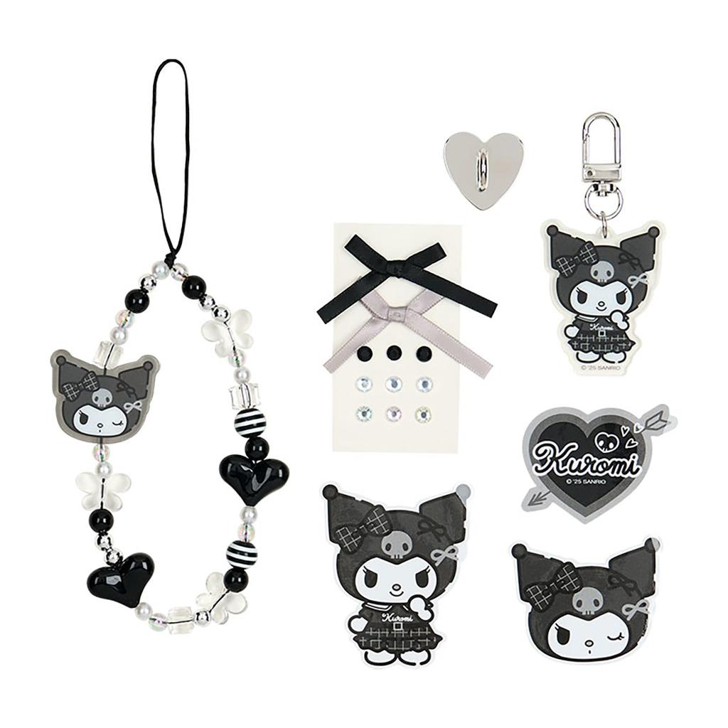 Decoration Set Kuromi 361003 [Sanrio] (Monotone)
