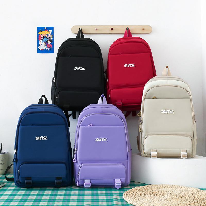 Korean Style Junior High School Students High School Students School Bags Large Capacity Men's Backpack Fashion Trend Casual Backpack