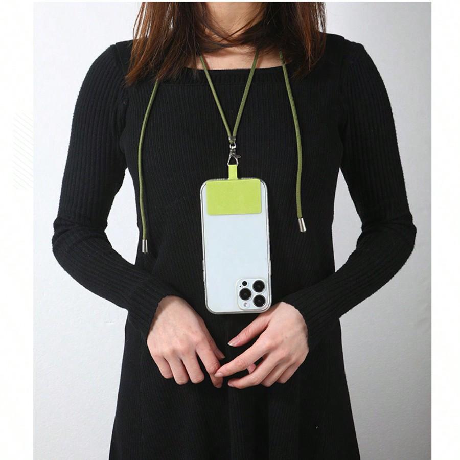 1pc Adjustable Universal Phone Lanyard Strap, Detachable Colorful Neck Strap, Anti-Lost Phone/Key Chain Safety Cord Gifts For Mother, Family, Friends