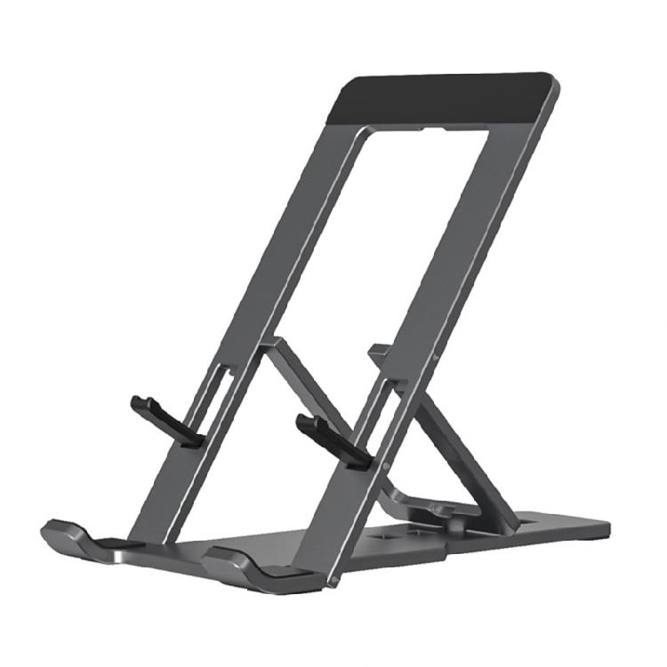 Foldable Aluminum Phone Tablet Stand Desktop Organiser For 4-12Inch Devices Office Essential
