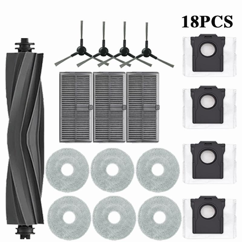 Dreame Mova E30 Ultra / Trouver E30 Ultra Robot Vacuums Cleaner Accesories Main Side Brush Hepa Filter Mop Cloths Dust Bag Spare