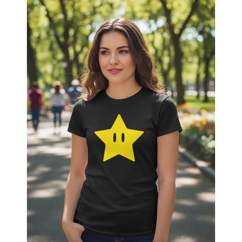 Camiseta De Videogame Gamer Star Nintendo Mario Bros S