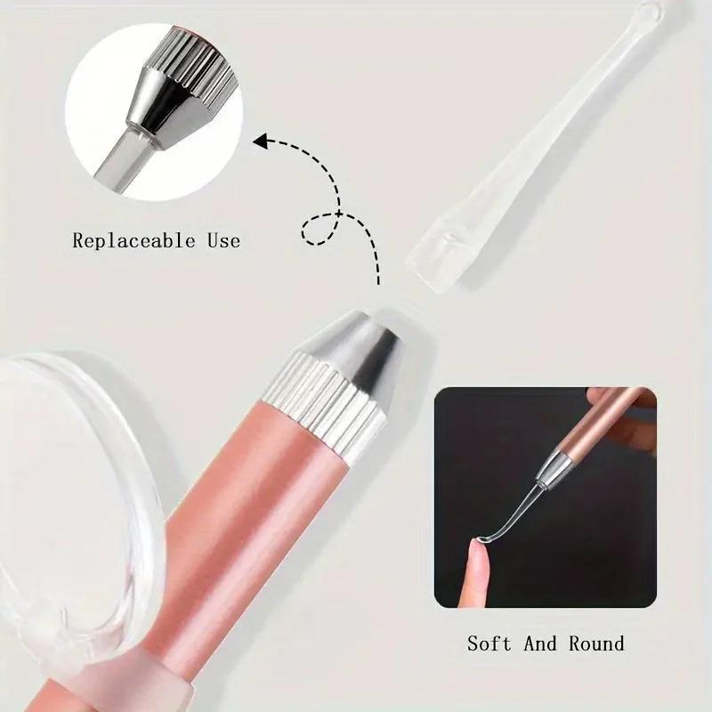 Visual Ear Wax Picker for Kids – Safe LED Lighted Curette for Gentle Cleaning | Includes Ear/Nose Tweezers for Multi-Use