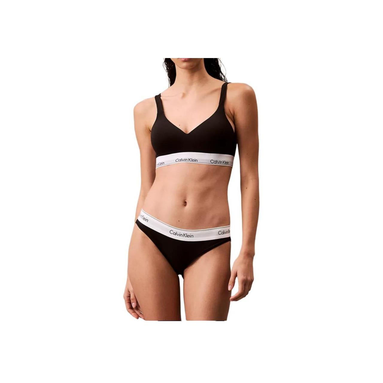 

Calvin Klein Мягкий удобный бюстгальтер с регулируемыми бретелями, женское нижнее белье, черный QF7900-001 M