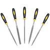 5/10 Pc Premium Needle File Set-High-Carbon Steel Files with Non-Slip Ergonomic Handles for Precise Filing on Wood Model Plastic