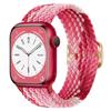 Nylon Strap for Apple Watch Ultra 2 Band 49mm 40mm 44mm 41mm 38 45mm Elastic Braided Loop Bracelet IWatch Series 9 8 7 6 SE 5 4