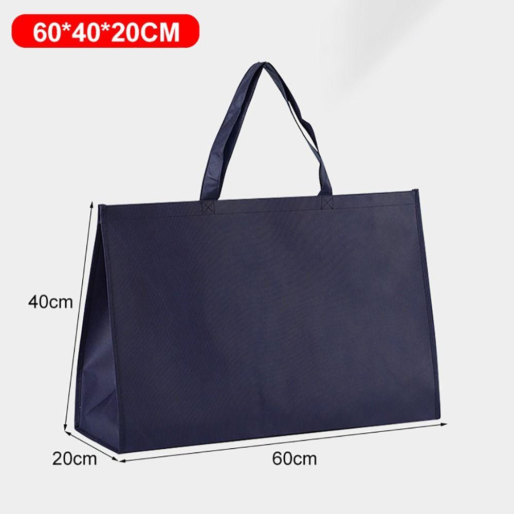 Fashion Extra Large Non-Woven Fabric Bag Thickened 40*60cm Shoulder Bag Large Capacity Eco-Friendly Bag Daily