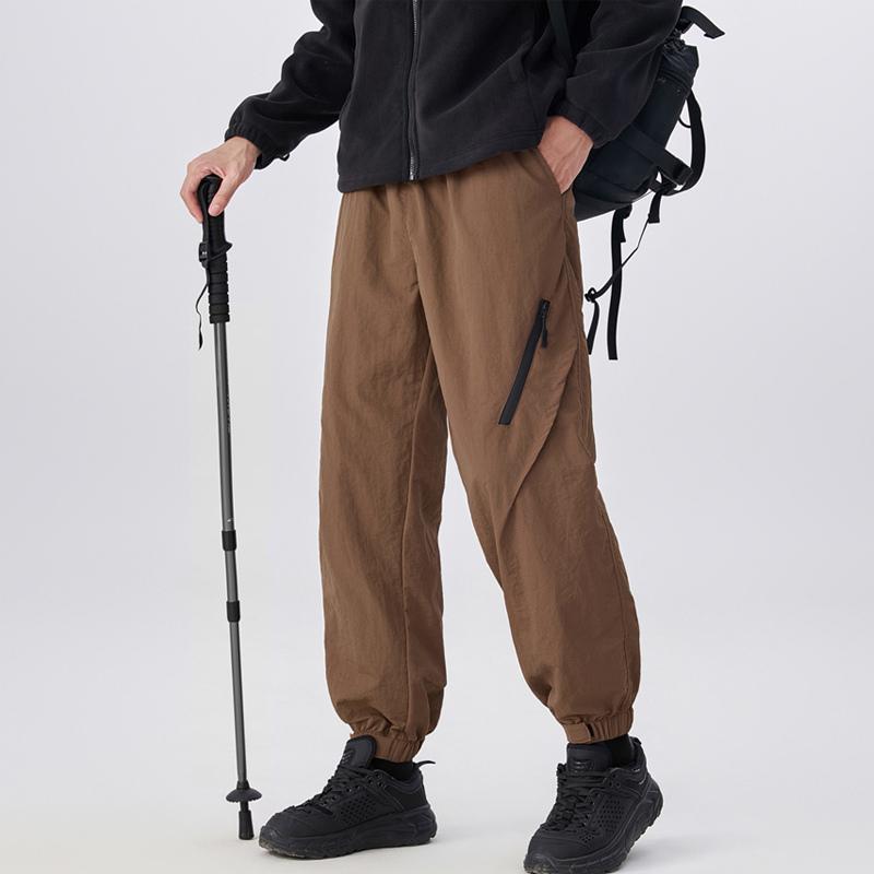 

Мужские повседневные брюки для улицы на весну и осень, ветрозащитные, новые, модные, универсальные, свободные, износостойкие, рабочие брюки XS коричневый