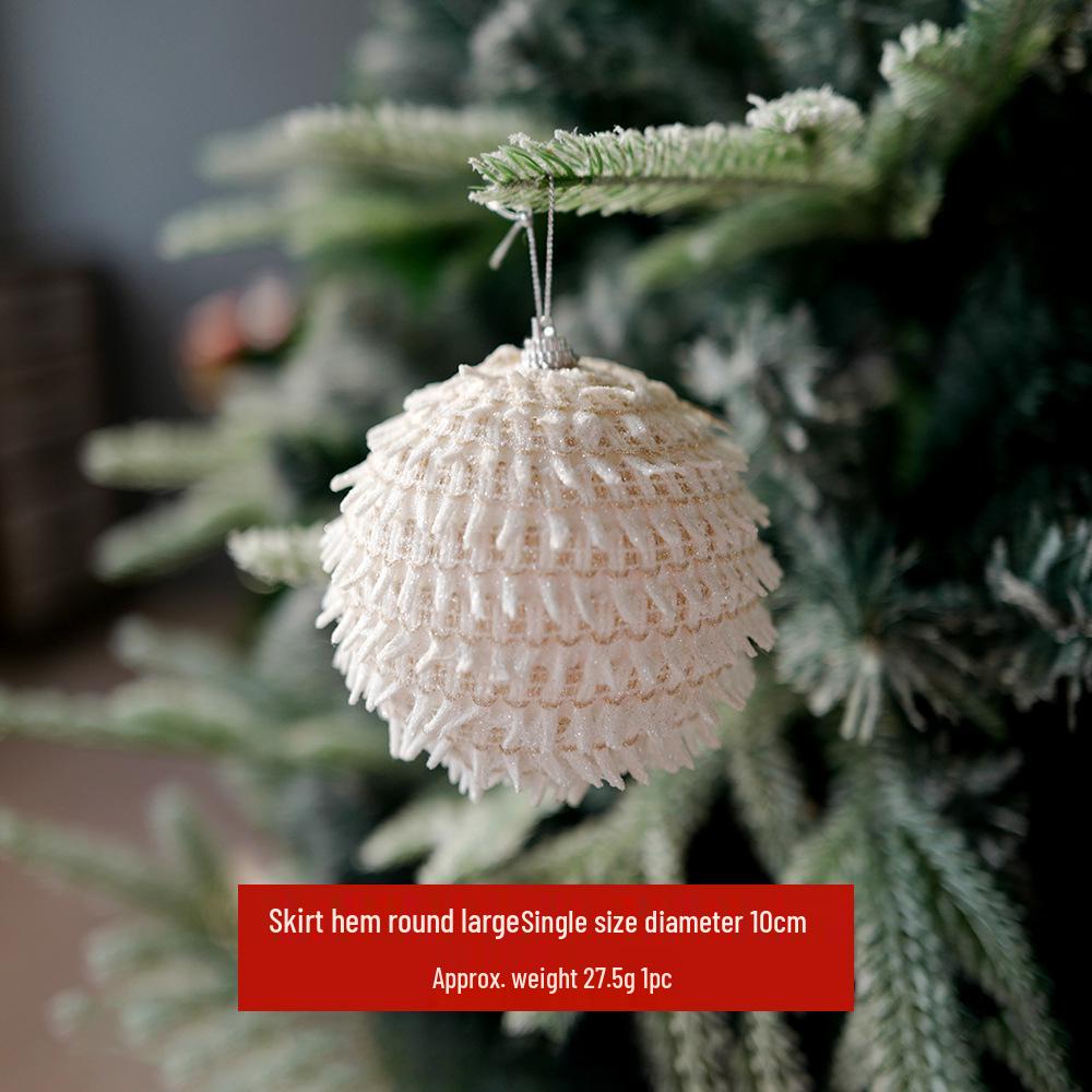 DIY Painted Foam Christmas Ornament: Snowflake & Irregular Pompon Balls