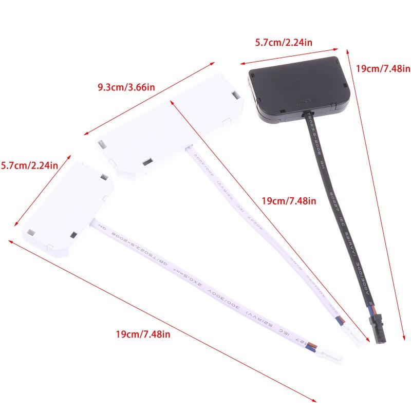 1Pc LED Strip Light Power Junction Box - 6/10 Port Quick Connector, Male Plug Hub Splitter Cable Terminal Tool Supplies
