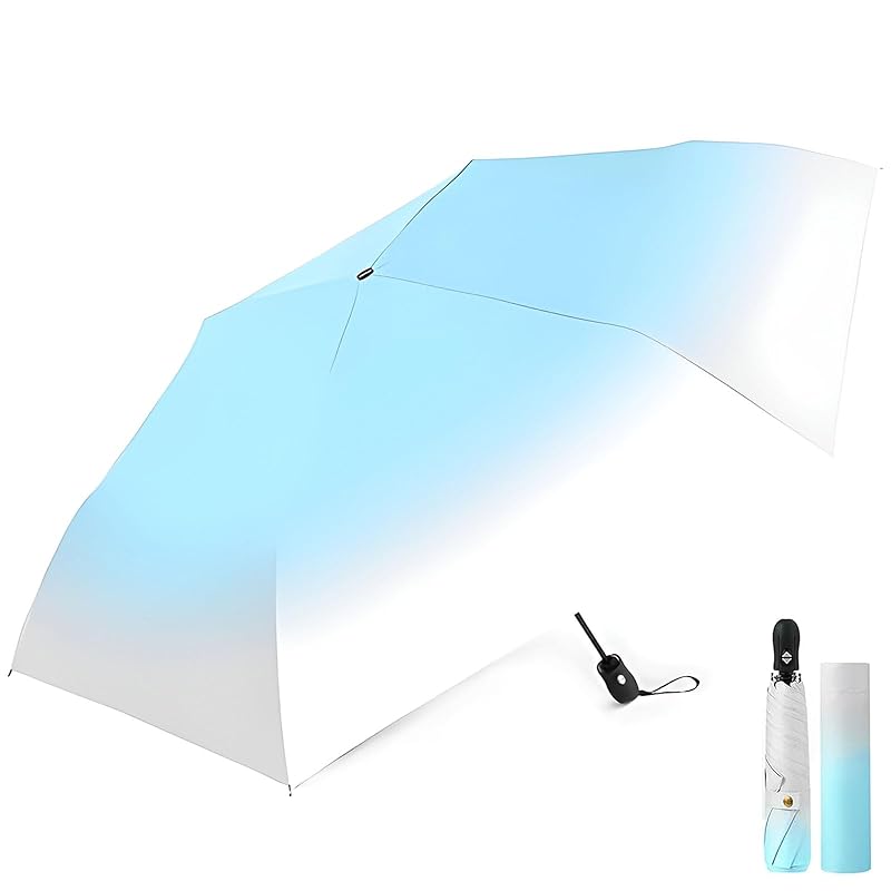 

folding parasol [201g JIS certification]! Safety automatic opening/closing super lightweight folding umbrella 100 shading heat shield folding parasol