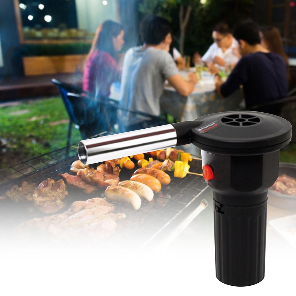 BBQ Grill Fire Bellows Handheld Barbecue Fire Bellows Grill Accessories Aluminum Alloy Kitchen Tool for Picnic Camping Cooking China Mainland