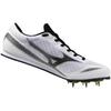 Mizuno Track and Field Shoes 3 Club Lightweight Short Distance Track and Field Spikes for Tracks Under 800m White x Black cm 2E X-First 26.0