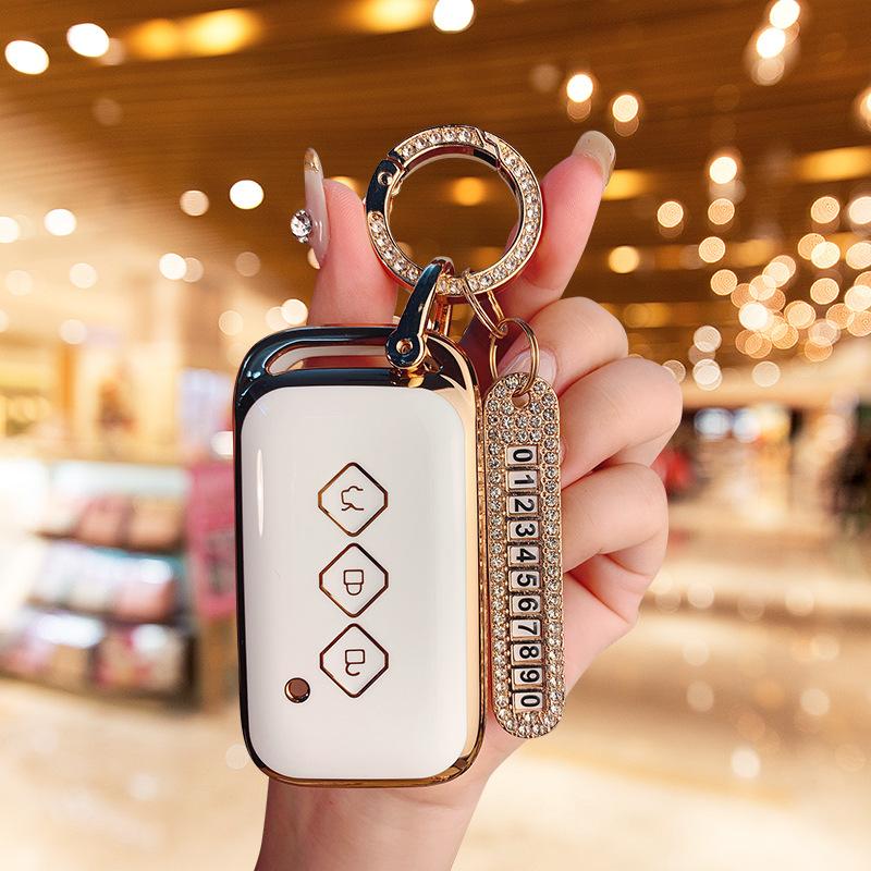 Applicable To 2022 Wuling Xingchen Car Key Cover, Jiachen Xinghui Xingyao Xingguang High-end Bag Protective Case Buckle