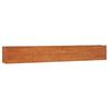 Vidaxl Raised Planter, Rusty, 320X40X45 Cm, Corten Steel
