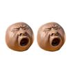 Funny Yawning Sculpture with Water Sprays Function Squeezing Toy Teas Ceremony Decoration For Fun And Gag Gift