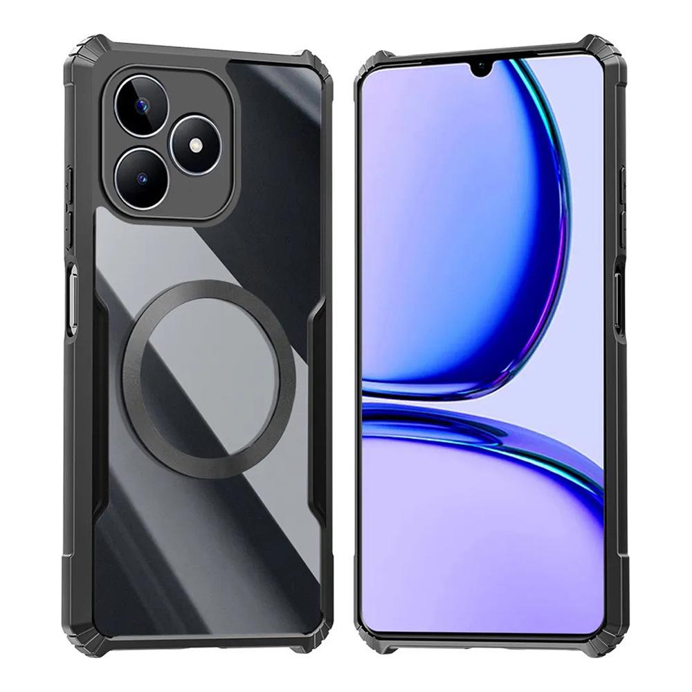 Magnetic case for Realme Narzo 80 Pro Lite 80X mobile phone case acrylic high-transparency protective case