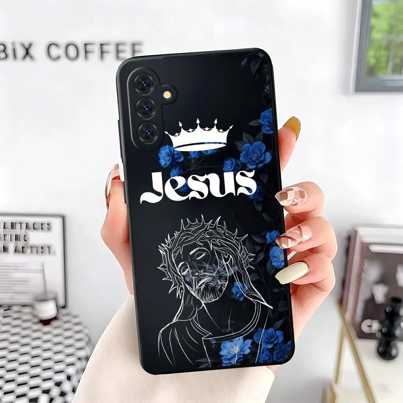 God Jesus Pray Cross Bible Soft Phone Case for Samsung A17 A37 A57 A16 A26 A36 A56 A15 A25 A35 A55 A14 A24 A34 A54 A13 A23 A33 A