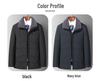 Woodpecker Dad Winter Coat: Fleece-Lined, Thick Cotton Jacket for Middle-aged & Elderly Men