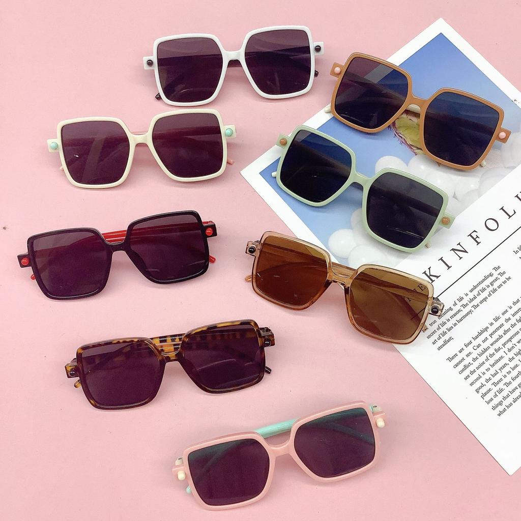 Lunettes de soleil tendance pour enfants avec protection UV pour voyage et mode, lunettes de soleil concaves