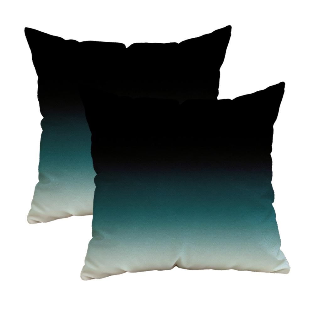 Gradient Color Pillowcase For Cozy Feelzipper Design, Decorative Pillowcase, 45X45 Cm Pillowcase