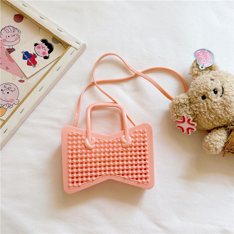 2025 Woven Butterfly Jelly Bag: Cute Children's Mini Beach & Coin Purse