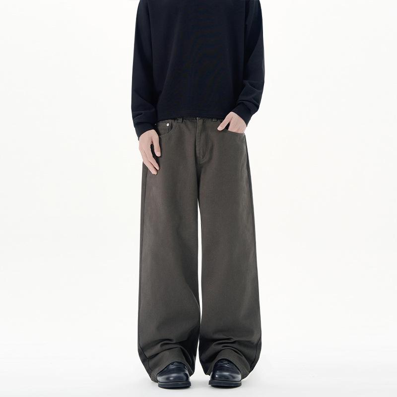 

Джинсы JIAMU унисекс трехцветные мешковатые - Повседневный свободный прямой крой для мужчин и женщин S