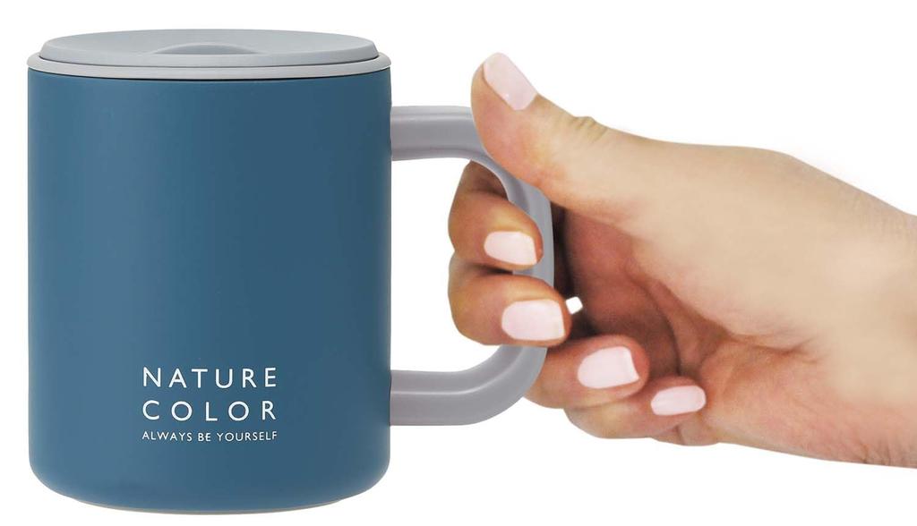 Skater Thermal Insulated Stainless Steel Mug with Lid Vacuum Insulated Double Layer Ocean Blue 330ml STMG4N-A