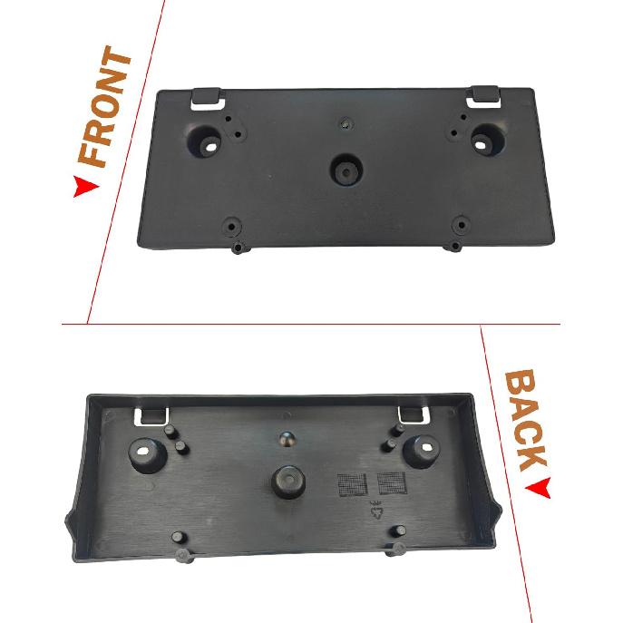 Front License Plate Frame for Ford Explorer 2018 2019 Front Bumper License Plate Holder Mounting Bracket Cover Replace# JB5Z-17A385-AA Partslink#