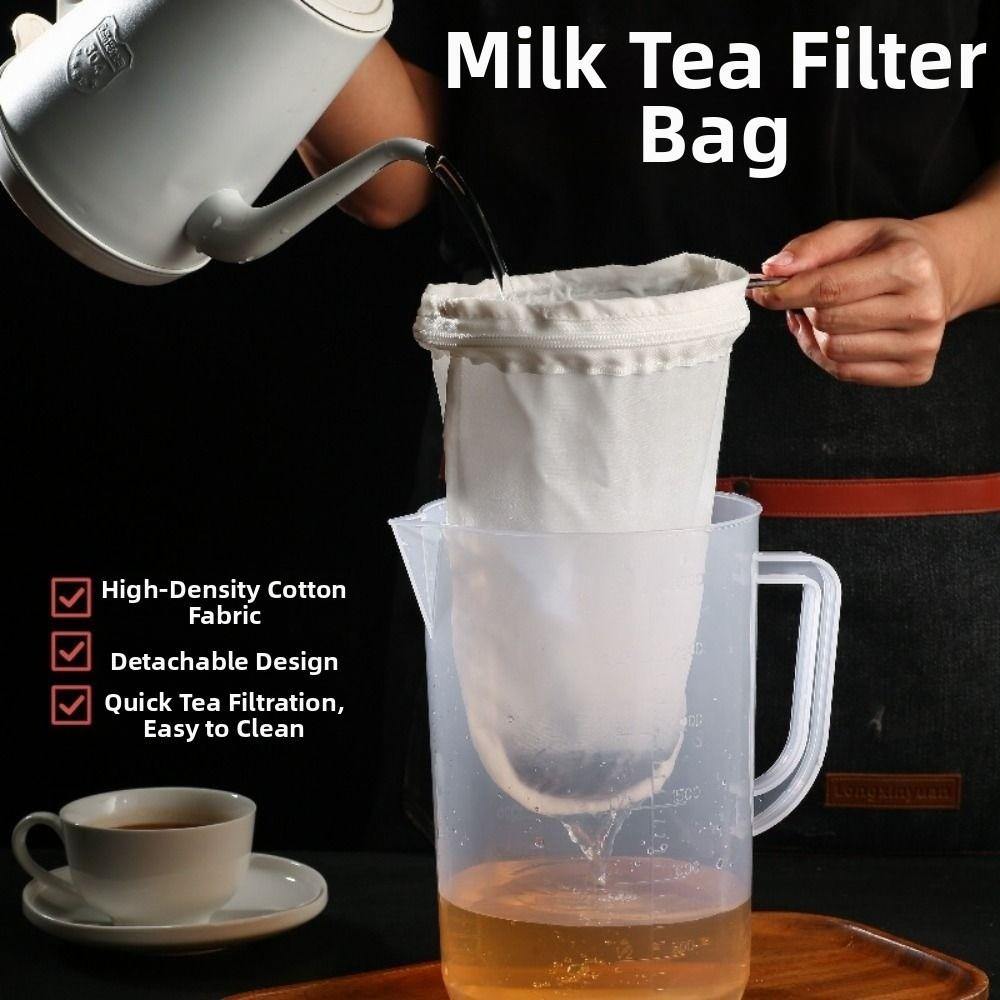 Ultra Fine Mesh Strainer Bags with/without Stand Reusable Tea  Strainer Pouch  Filter NutMilk