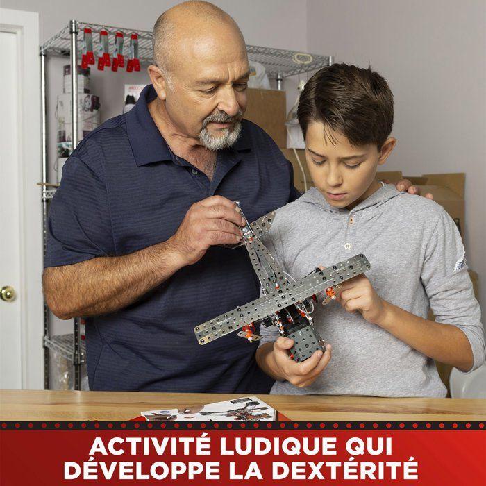 Meccano Construction Set - Metal - 638 Pieces - 10 Years + - 25 Models + Case