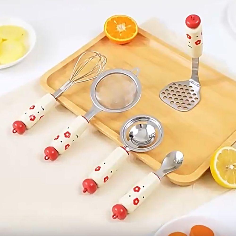 5pcs Stainless Steel Dopamine Baking Tool Cooking Tool Set  Baby Complementary Food