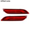 2PCS For Toyota Camry SE XSE 2018-2025 LED Rear Fog Lamp Car LED Bumper Light Brake Light Turn Signal Indicator Reflector