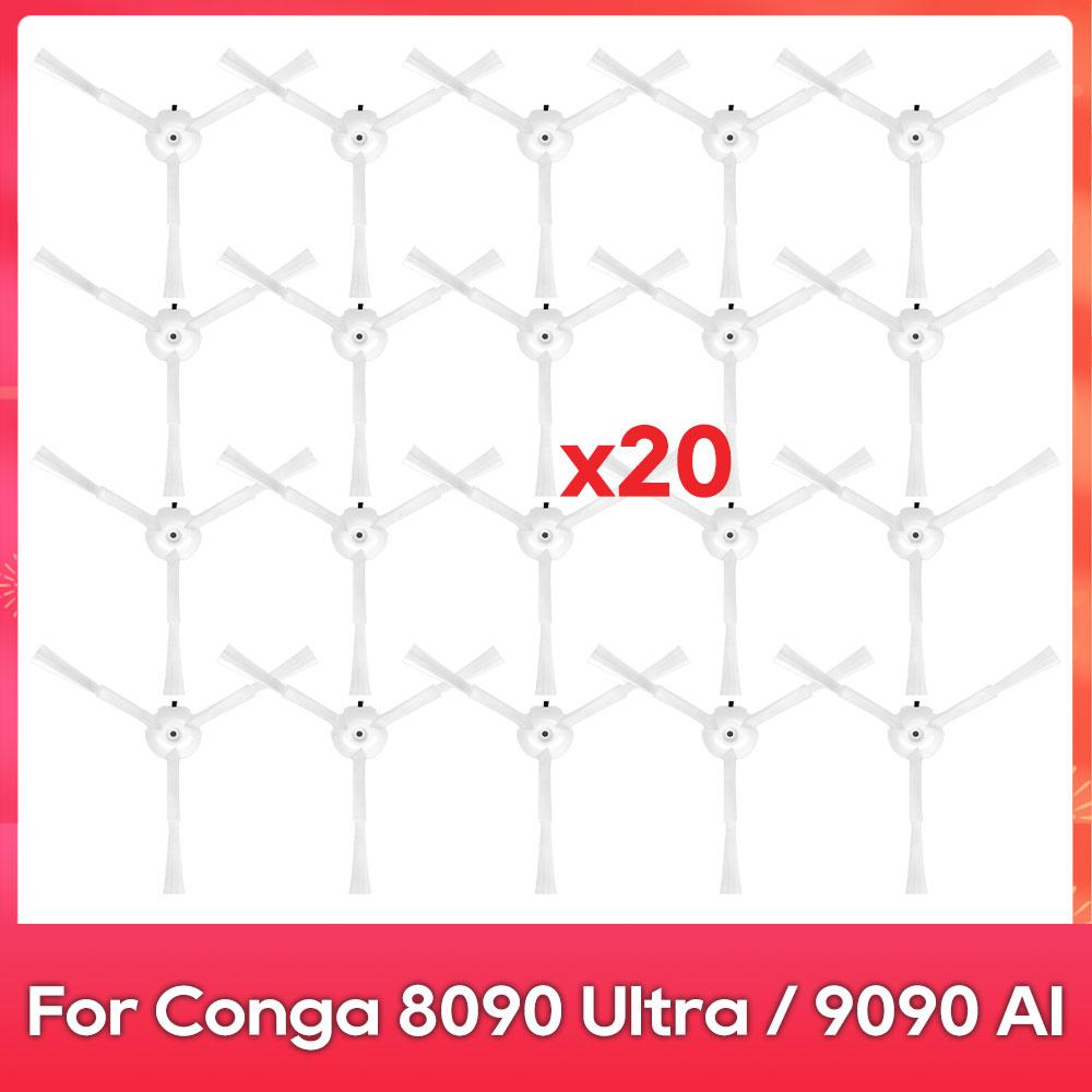 Fit For ( Conga 8090 Ultra / 9090 AI / Everybot Q5 ) Part Accessory Main Side Brush Filter Mop Dust Bag Robot Vacuum Cleaner Kit