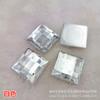 Acrylic Colored Square Mesh Flatback Rhinestones 25x25mm Decorative Stick-on Gems