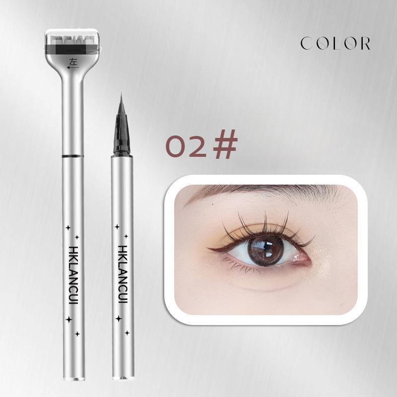 

1 комплект штампов для наращивания нижних ресниц для начинающих, силиконовый инструмент для макияжа, практичная тушь для ресниц с естественной имитацией China коричневый