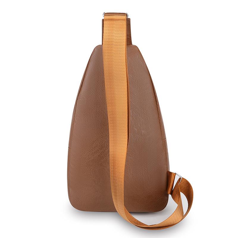 Business Travel New Men's Chest Bag Multifunctional Fashion Portable Shoulder Bag Simple and Casual Large Capacity Messenger Bag